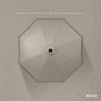 Best Choice Products 10ft Solar Polyester LED Lighted Patio Umbrella w/Tilt - Image 4