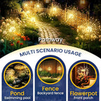 GIGALUMI Garden Decor Outdoor Lights 120LED 8Pack, Solar Garden Lights - Image 4