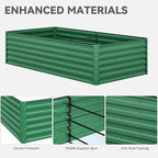 YITAHOME 96x48x24 in Galvanized Raised Garden Bed Kit, Large Metal Planter Box - Image 6