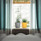 5 Inch Planter Pots, 6 Pack Indoor Planters, Small Flower Pots - Image 5