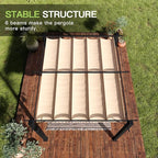 Aoxun 10'x12' Outdoor Pergola, Patio Aluminum Pergola - Image 5