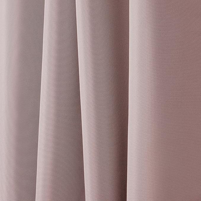 NICOLE MILLER NEW YORK Canvas Indoor/Outdoor Grommet Top Curtain Panel Pair - Image 2