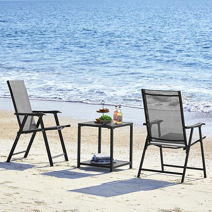 Yaheetech Patio Dining Chairs Set of 2 - Image 10