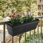 Adnee 2 Pcs 24 Inch Fabric Plant Window Box Liners-Rectangular Non-Woven - Image 6