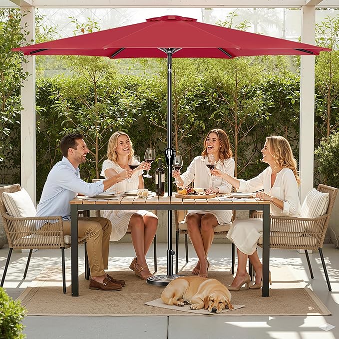 Simple Deluxe 9' Patio Umbrella Outdoor Table Market Yard Umbrella - Image 6