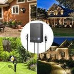 ZUCKEO All-in-One Landscape Lighting Kit, 5W LED Low Voltage Landscape Lights - Image 6