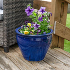 Sunnydaze Large Ceramic Plant Pot - Image 6