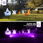 L LOHAS LED Tree Spotlight Outdoor, Auto On/Off 5W 120V Landscape Lighting - Image 2