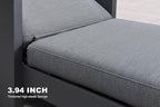PURPLE LEAF Outdoor Daybed Sun Chaise Lounge Chairs - Image 3