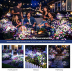Solar Lights Outdoor, 120LED 2pack Fairy Garden Lights Decor - Image 2