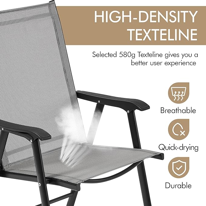 Yaheetech Patio Dining Chairs Set of 2 - Image 8