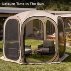East Oak Screen House Tent Pop-Up, Portable Screen Room Canopy Instant Screen - Image 7