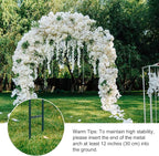 RUBFAC 94" Metal Garden Arch Trellis - Image 5