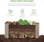 Best Choice Products 4x2x2ft Outdoor Metal Raised Garden Bed, Oval Deep Root - Image 3