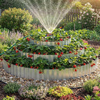 Pyramid Garden Kit, Strawberry garden Planter, 6 ft Diameter Base, Includes 3 - Image 7