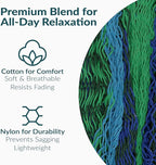 Sunnydaze Handwoven XXL Thick Cord Mayan Double Hammock - Image 3