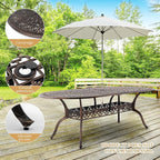 Outdoor Patio Dining Table - Image 4