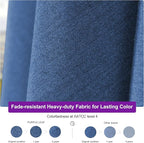 PURPLE LEAF 9' X 11.5' Rectangle Cantilever Umbrella - Image 3