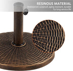 Yaheetech 22 lbs Heavy Duty Outdoor Umbrella Base 18" Round Patio All-Weather - Image 5