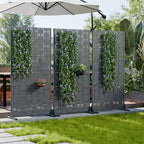 Casaphoria Metal Privacy Screen Outdoor, Darkgray-Square - Image 2
