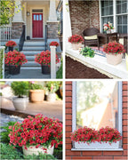 Faux Flowers for Outdoor Planters 16 Bundles UV Resistant Artificial Fake - Image 6