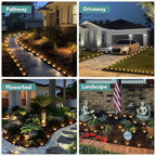 SOLPEX Mini Solar Ground Lights, 10 Pack Solar Lights Outdoor Waterproof - Image 2