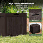 NEWBULIG 31 Gallon Outdoor Storage Box, Waterproof Deck Box - Image 4