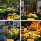 Solar Garden Lights 2 Pack Twinkling Solar Firework Lights - Image 3