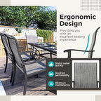 Pamapic 7-Piece Outdoor Dining Set, Patio Dining Set - Image 5