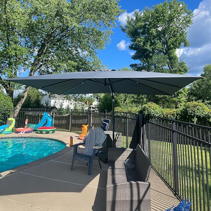 PURPLE LEAF 9' X 11.5' Patio Umbrella by PURPLELEAF