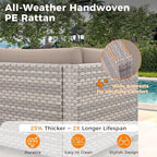 8-Seat Modern Patio Furniture Set - Image 4