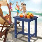 Y&M Outdoor Side Table, HIPS Adirondack Small Single Table, Waterproof Square - Image 5