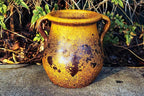 Goodman and Wife Egyptian Era Designed Earthen Ware Terra-Cotta Vessel/Planter - Image 3