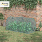 Outsunny 8' x 4' Crop Cage, Plant Protection Tent - Image 2