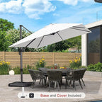 PURPLE LEAF 10'×10' Patio Umbrella - Image 2