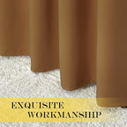 NICETOWN Blackout Short Curtain 63 inches Long - Image 5