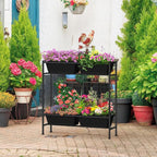 OYEAL Raised Garden Bed 32" Tall Elevated Planter Boxes - Image 9