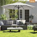 Ayge 9FT Large Outdoor Patio Umbrella Market Table Umbrella-UV Resistant - Image 8