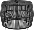 Furniture of America Ysar Boho Rattan Round Coffee Table Outdoor - Image 12