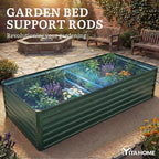YITAHOME 6x3x2 ft Galvanized Raised Garden Bed Kit, Large Metal Planter Box - Image 6