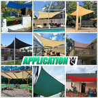 Royal Shade 16' x 20' White Rectangle Sun Shade Sail Canopy Outdoor Patio - Image 5