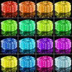 Minetom Color Changing Rope Lights Outdoor, 33FT 100 LED String Lights - Image 2