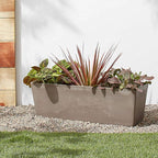Arcadia Garden Products U65TP Plastic/Stone/Wood Composite Simplicity Window Box - Image 4