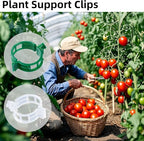 200 Pcs Plant Support Clips, Plastic Clips - Image 7