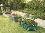Plant & Plot Galvanized Raised Garden Beds Outdoor // 4×2×1 ft Planter Raised - Image 6