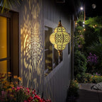 Hanging Solar Lights Outdoor Garden Decor Solar Lantern Waterproof Plastic - Image 8