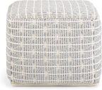 SIMPLIHOME Noreen Square Pouf - Image 5
