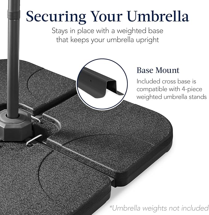 Best Choice Products 10ft Offset Cantilever Hanging Market Patio Umbrella - Image 6