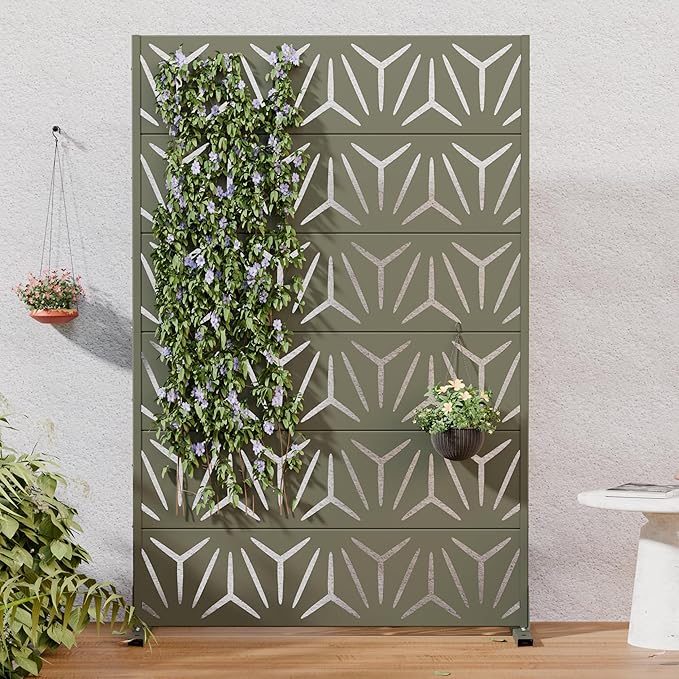 Casaphoria Metal Privacy Screen Outdoor by Casaphoria