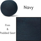 BIRDROCK HOME Outdoor Pouf Ottoman | Hand Woven Waterproof Foot Stool - Image 9